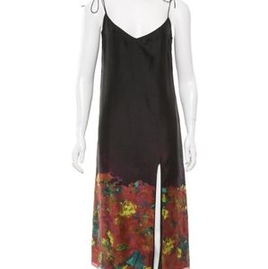 ACNE STUDIOS SILK FLORAL SLIPDRESS
